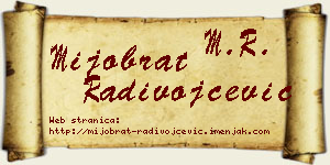Mijobrat Radivojčević vizit kartica
